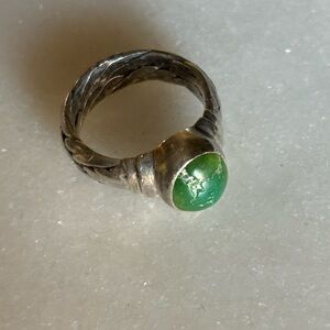 Vintage Turquoise Ring sterling Silver Metalsmiths
